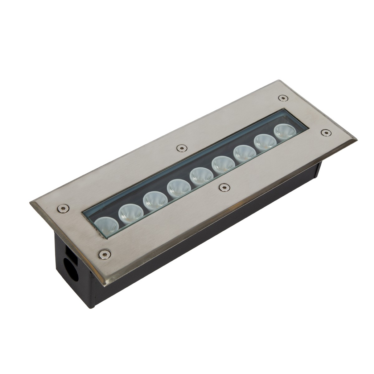 VK Lighting VK/02014R/W/30 Εξωτερικό Φωτιστικό LED Wall Washer 9W με Θερμό Λευκό Φως IP67 Γκρι - second view